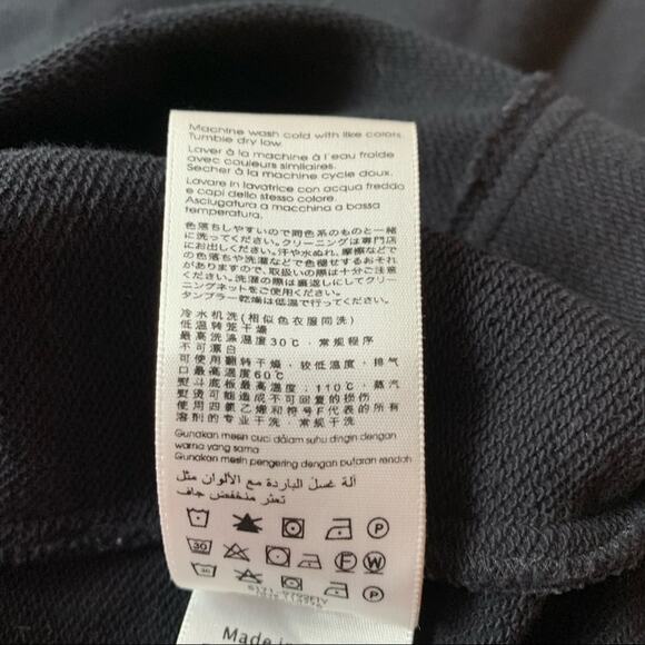 3.1 Phillip Lim black sweatshirt style tunic dress size Extra Small XS - Picture 9 of 14